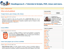 Tablet Screenshot of claudiogarau.it